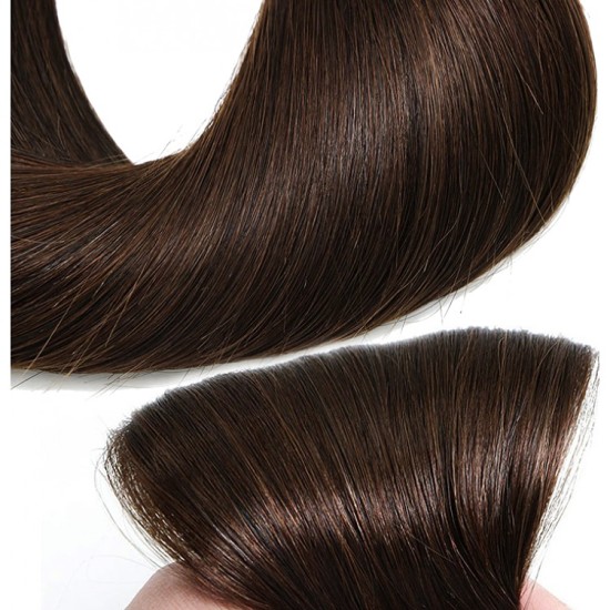 #2 DARKEST BROWN Tape-in Body Wave Hair Extensions 20pcs/qty 22"