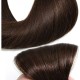 #2 DARKEST BROWN Nano Tip/Ring hair Extensions 50g Length 20/22"