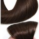 #2 DARKEST BROWN V-tip Fusion Pre-bonded Premium 6A Hair Extensions 50g/qty 20"