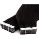 #1B NATURAL BLACK Tape-in Hair Extensions 2pcs/qty 20"/22"/24" 