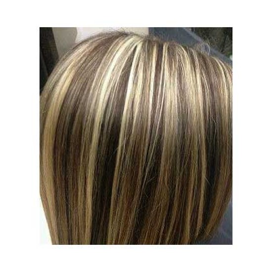 Highlight/Streak Tape Ins Hair #3 DARK BROWN / #22 BEACH BLONDE 20 Highlight/Streak Tape Ins Hair #3 DARK BROWN / #22 BEACH BLONDE 20