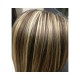 #3/22 DARK BROWN/BEACH BLONDE Tape-in Highlights Hair Extensions 20pcs/qty 20"