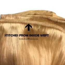 #4 CHOCOLATE BROWN Weft/Weave Hair Extensions 120g 20"