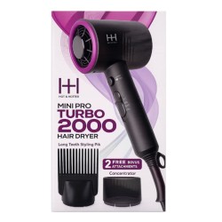 Hot & Hotter Mini Pro Turbo 2000 Hair Dryer