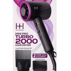Hot & Hotter Mini Pro Turbo 2000 Hair Dryer