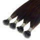 #2 DARKEST BROWN Nano Tip/Ring Hair Extensions 50g/qty 20"/22"