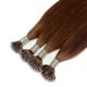 #4 CHOCOLATE BROWN Nano Tip/Ring Hair Extensions 50g/qty 20"/22"