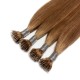 #10 MEDIUM GOLDEN BROWN Nano Tip/Ring Hair Extensions 50g/qty 20"