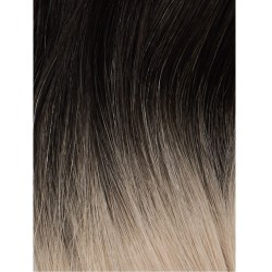 #2/18 DARKEST BROW/ASH BLONDE Nano Ring/tip Ombre Hair Extensions 50g/qty 20" 