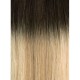 #3/22 DARK BROWN/BEACH BLONDE Nano Ring/tip Ombre Hair Extensions 50g/qty 20" 