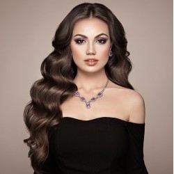 #2 DARKEST BROWN V-tip Fusion Pre-bonded Premium 6A Hair Extensions 50g/qty 20"; 22''