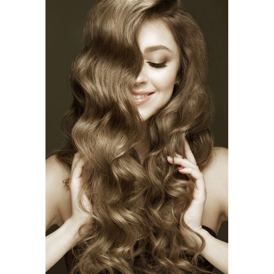 #8 ASH BROWN Flat Track Weft Premium 6A Hair Extensions 100g 20''/22''