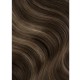#2/8 DARKEST BROWN/ASH BROWN Nano Tip/Ring Highlight Hair Extension 50g/qty 20"
