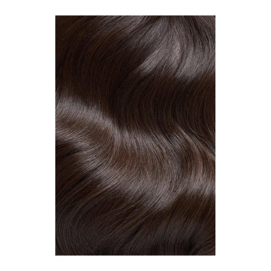 #2 DARKEST BROWN Flat Track Weft Premium 6A Hair Extensions 100g 20"/22"