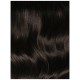 #1B NATURAL BLACK Clip In Remy Human Hair Ponytail Wrap Extensions 20" & 22" 100 grams