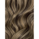 #2/18 DARKEST BROW/ASH BLONDE Weft/Weave Highlight Hair Extensions 120g 20"