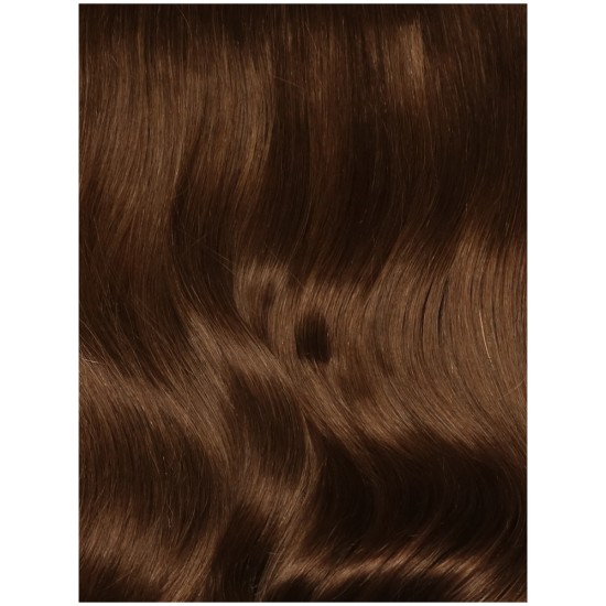#4 CHOCOLATE BROWN Straight Weft / Weave Human Hair Extensions 20" 120g