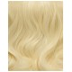 #613 PEARL BLONDE Pull-Thru Premium Hair Extensions 6A Hair Extensions 140g 20"/22"