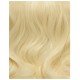 #613 PEARL BLONDE Pull-Thru Premium Hair Extensions 6A Hair Extensions 120g 20"/22"