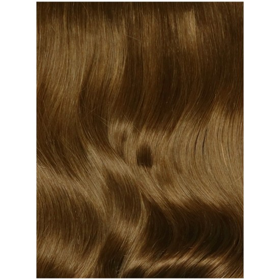 Micro Loop Hair Extensions - #6 Chestnut Brown 50g Length 20"