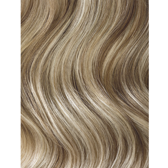 #8/18 ASH BROWN/ASH BLONDE Weft/Weave Highlight Hair Extensions 120g 20"