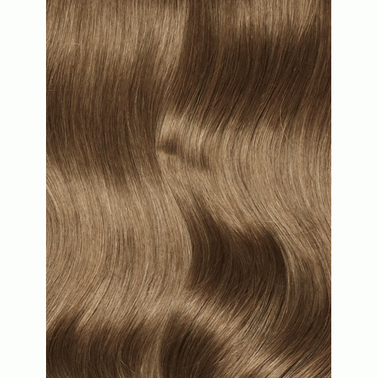 #8 ASH BROWN Tape-in Body Wave Hair Extensions 20pcs/qty 22"