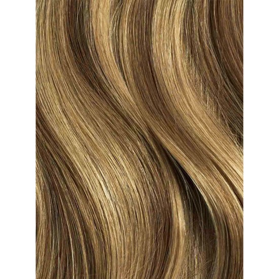 #3/22 DARK BROWN/BEACH BLONDE Weft/Weave Highlight Hair Extensions 120g 20"