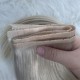 #18 ASH BLONDE Pull-Thru Premium Hair Extensions 6A Hair Extensions 120g 20"/22"