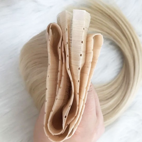 #22 BEACH BLONDE Pull-Thru Premium Hair Extensions 6A Hair Extensions 120g 20"/22"