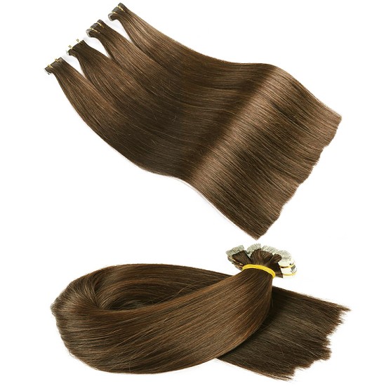 #3 DARK BROWN Premium 6A Tape -in Hair Extensions 10pcs/qty 20"