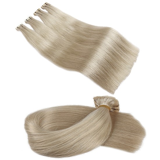 #18 ASH BLONDE Premium 6A Tape-in Hair Extensions 10pcs/qty 20"