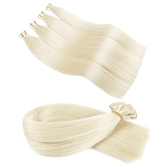 Premium 6A Tape Ins Hair Extensions #60 PLATINUM BLONDE Length 20" Straight (10 PCS - 25 grams) Premium 6A Tape Ins Hair Extensions #60 PLATINUM BLONDE Length 20" Straight (10 PCS - 25 grams)