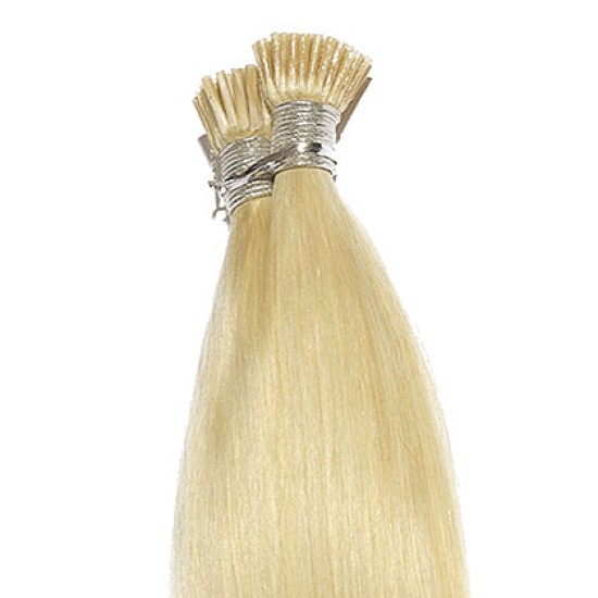 Stick Tip / I-Tip Pre-bonded Hair Extensions - #613 PEARL BLONDE 50g Length 20" Stick Tip / I-Tip Pre-bonded Hair Extensions - #613 PEARL BLONDE 50g Length 20"