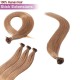 #10 MEDIUM GOLDEN BROWN Stick Tip/I-Tip Pre-bonded Hair Extensions 50g/qty 20"