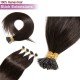 #2 DARKEST BROWN  Stick Tip/I-Tip Pre-bonded Hair Extensions 50g/qty 20"