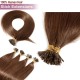 #4 CHOCOLATE BROWN Stick Tip/I-Tip Pre-bonded Hair Extensions 50g/qty 20"