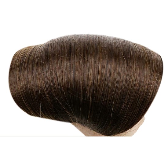 #3 DARK BROWN Clip In Remy Human Hair Ponytail Wrap Extensions 20" & 22" 100 grams