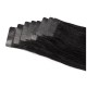 #1 JET BLACK Tape Hair Extensions 20 PCs / QTY Lengths 20"/22"/24" Straight