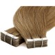 #8 ASH BROWN Tape-in European Hair Extensions 20pcs/qty