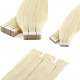 #613 PEARL BLONDE Tape Hair Extensions 20 PCs / QTY Lengths 20"/22"/24" Straight #613 PEARL BLONDE Tape Hair Extensions 20 PCs / QTY Lengths 20"/22"/24" Straight