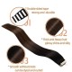 #1B/3 NATURAL BLACK/DARK BROWN Tape-in Ombre Hair Extensions 20pcs/qty 20"