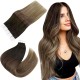 #1B/18 NATURAL BLACK/ASH BLONDE Tape-in Ombre Hair Extensions 20pcs/qty 20"