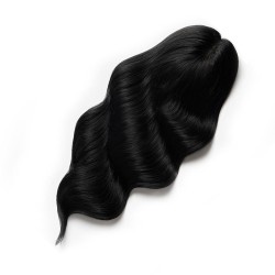 JET BLACK GOLDEN LUSH TOPPERS®  12"- 16" Colour #1