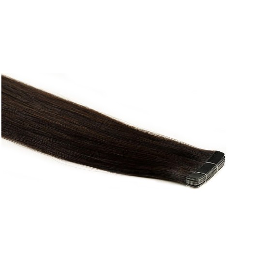 #1B NATURAL BLACK Tape-in European Hair Extensions 20pcs/qty