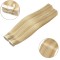 #16/60 LIGHT HONEY BLONDE/PLATINUM BLONDE Tape-in Highlights Hair Extensions 20pcs/qty 20"
