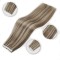 #8/60 ASH BROWN/PLATINUM BLONDE Tape-in Highlights Hair Extensions 20pcs/qty 20"
