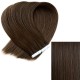 #3 DARK BROWN Tape Hair Extensions 20 PCs / QTY Lengths 20"/22"/24" 
