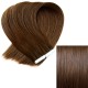 #4 CHOCOLATE BROWN Tape-in Hair Extensions 20pcs/qty 20"/22"/24" 