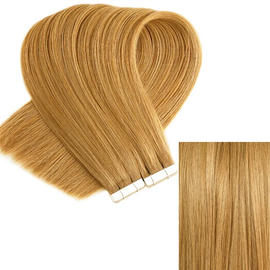 #14 LIGHTEST GOLDEN BLONDE Tape-in Hair Extensions 20pcs/qty