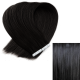 #1B NATURAL BLACK Tape-in Hair Extensions 2pcs/qty 20"/22"/24" 